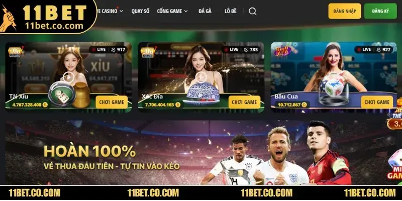 Về Chúng Tôi 11BET - Cung Cấp Game Hấp Dẫn, Thưởng Khủng Nhà cái sở hữu nhiều điểm nổi trội, đảm bảo trải nghiệm tối ưu cho hội viên